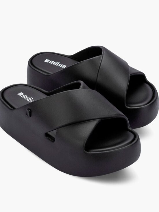 Melissa Shoes - MELISSA | black FREE PLATFORM slides | size 7